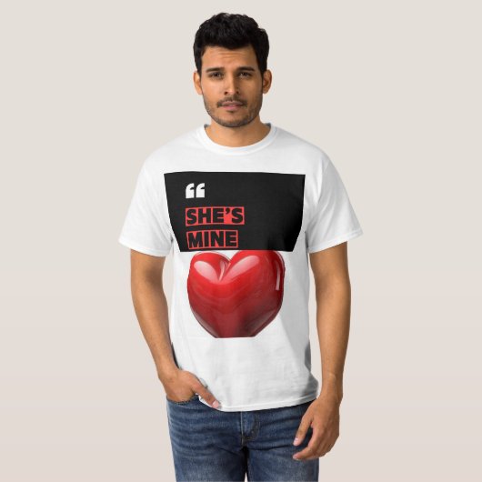 Valentijn t-shirt (Voorkant volledig)