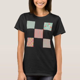 Valentijn T-Shirt quilt hartpatroon