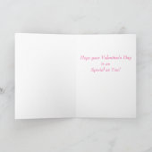 Valentijn tabelinstellingen prachtig feestdagen kaart (Binnen)