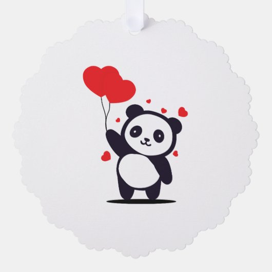 valentijn taddy ornament kaart (Voorkant)