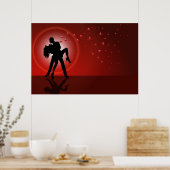 Valentijn Tango Poster (Keuken)