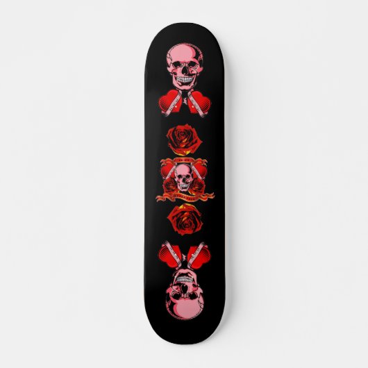 Valentijn Tattoo Skateboard (Voorkant)