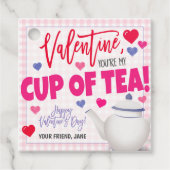 Valentijn Tea Gift Label (Voorkant)