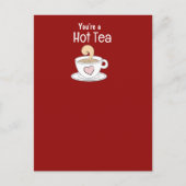 Valentijn Tea Party Favor Briefkaart (Voorkant)