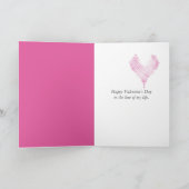 Valentijn Teddy Bear in Snoep Hearts Feestdagen Kaart (Binnen)