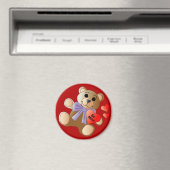Valentijn Teddy Bear Magnet (Insitu (Vaatwasser))