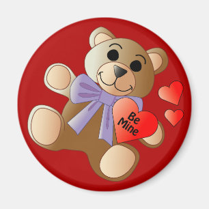 Valentijn Teddy Bear Magnet