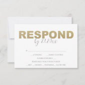 Valentijn thema Antwoord RSVP-kaarten (Voorkant)