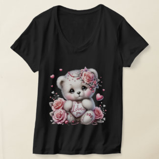 Valentijn thema t-shirt