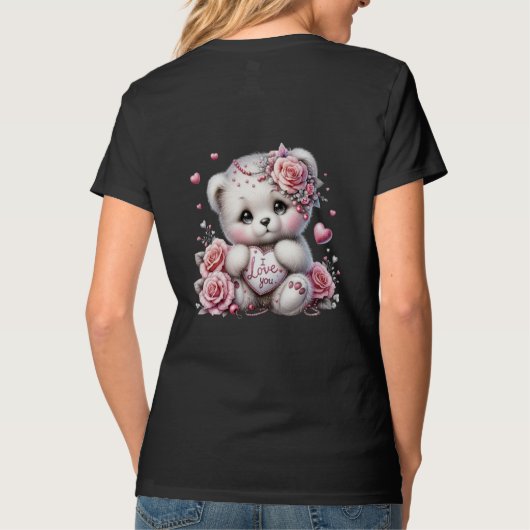 Valentijn thema t-shirt (Achterkant)