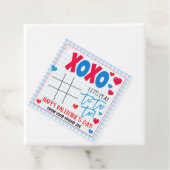 Valentijn Tic Tac Toe Gift Label (In situ)