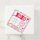 Valentijn Tic Tac Toe Gift Label (In situ)