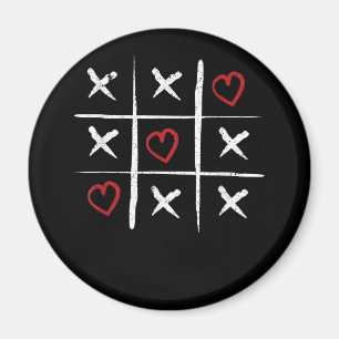 Valentijn Tic Tac Toe Hearts Valentijnsdag Valent Magneet