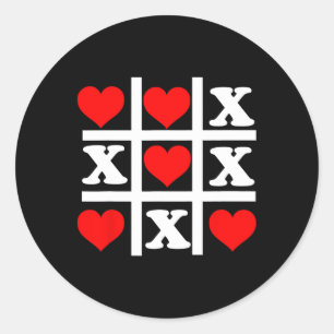Valentijn Tic tic tac teen Ronde Sticker