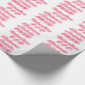 Valentijn Tip: Hakuna Matata Grappige Tekst Kunst  Cadeaupapier (Hoek)