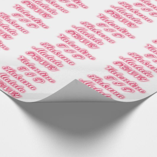 Valentijn Tip: Hakuna Matata Grappige Tekst Kunst  Cadeaupapier (Hoek)