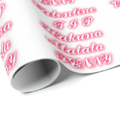 Valentijn Tip: Hakuna Matata Grappige Tekst Kunst  Cadeaupapier (Rol Hoek)