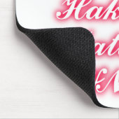 Valentijn Tip: Hakuna Matata Grappige Tekst Kunst  Muismat (Hoek)