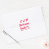 Valentijn Tip: Hakuna Matata Grappige Tekst Kunst  Vierkante Sticker (Envelop)