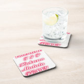 Valentijn tip hakunamatata grappige romantische kl bier onderzetter (Rechterzijde)