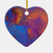 Valentijn token keramisch ornament (Voorkant)