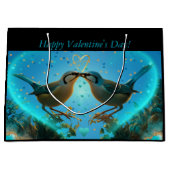 Valentijn Tortelduifjes Groot Cadeauzakje (Voorkant)