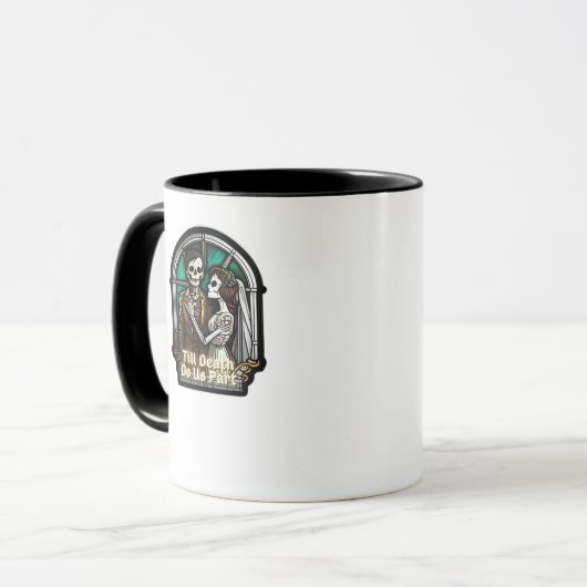 Valentijn tot de dood maakt deel uit van de klassi mok (Voorkant links)