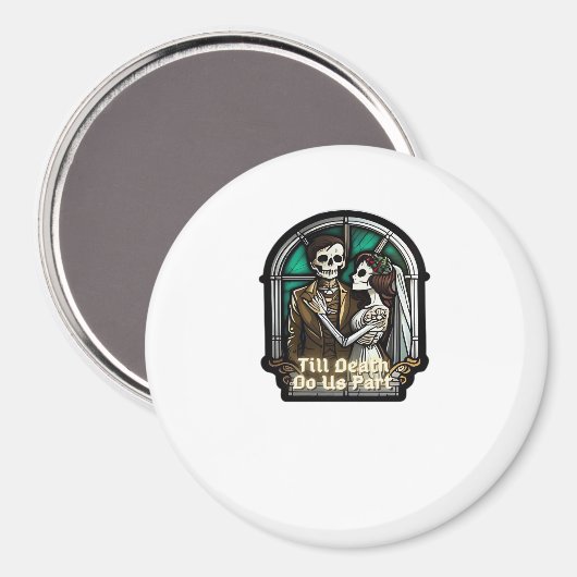 Valentijn tot de dood ons scheidt Klassiek Magneet (Voorkant / Achterkant)