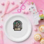 Valentijn tot de dood ons scheidt Klassiek Papieren Bordje (Feest)