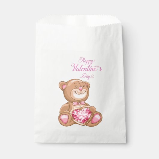 Valentijn Treat Bag Bedankzakje (Voorkant)