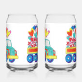 Valentijn Truck Soda Glass Blikvorm Glas (Rechts)