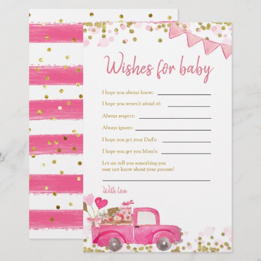 Valentijn Truck Swee wil Baby (Voorkant / Achterkant)