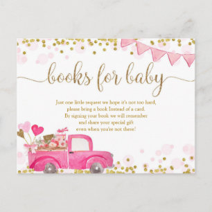 Valentijn Truck SweeLieverd Books for Baby Uitnodiging Briefkaart