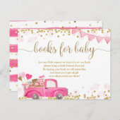 Valentijn Truck SweeLieverd Books for Baby Uitnodiging Briefkaart (Voorkant / Achterkant)