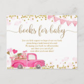 Valentijn Truck SweeLieverd Books for Baby Uitnodiging Briefkaart (Voorkant)
