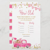 Valentijn Truck SweeLieverd hoe oud de ouders zijn (Voorkant / Achterkant)