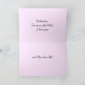 Valentijn Turtle and Frog Kaart (Binnen)