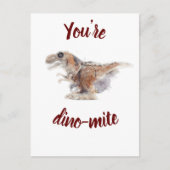 Valentijn U bent dino-mijt Briefkaart (Voorkant)