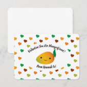 Valentijn U bent een machtig mangoifictief Notitiekaartje (Voorkant / Achterkant)