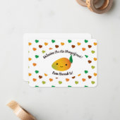 Valentijn U bent een machtig mangoifictief Notitiekaartje (Voorkant / Achterkant in situ)