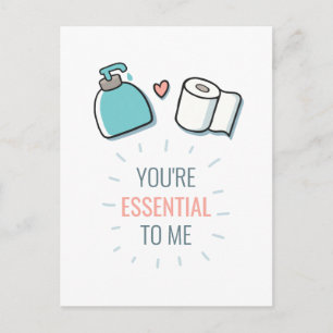 Valentijn U bent essentieel voor mij Feestdagenkaart