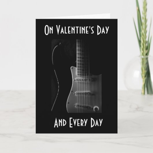 *VALENTIJN* U BRENGT MUZIEK IN MIJN LEVEN / HARTDA FEESTDAGEN KAART (Voorkant)