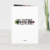 Valentijn, u is heet feestdagen kaart (Achterkant)
