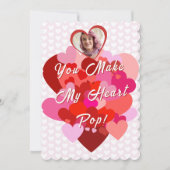Valentijn, U maakt mijn hart Pop Kaart (Voorkant)