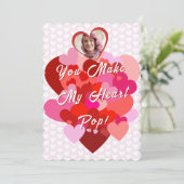 Valentijn, U maakt mijn hart Pop Kaart (Staand voorkant)