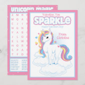 Valentijn U Sparkle Classroom Valentijnsdag Kaart (Voorkant / Achterkant)