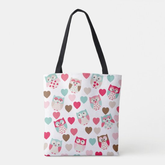 Valentijn Uil Tote Bag (Achterkant)