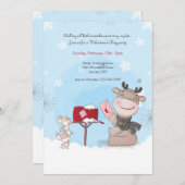 Valentijn Uitnodiging voor kinderen (Voorkant / Achterkant)