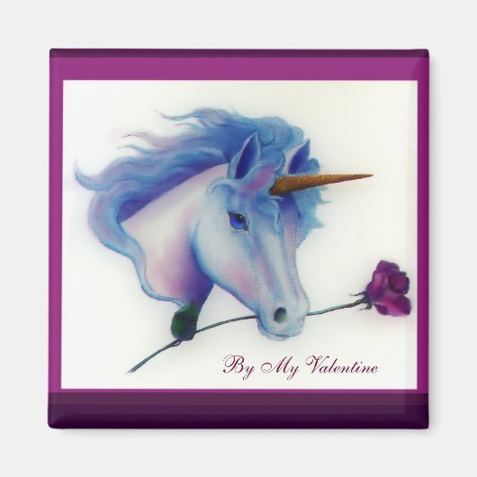 Valentijn Unicorn Magneet (Voorkant)