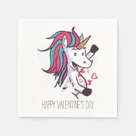 Valentijn Unicorn Servet